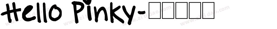 Hello Pinky字体转换